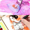 32Pcs Paint Brush Set for Acrylic Painting Premium Nylon Bristles with Round Filbert,Flat,Fan,Angle,Fine Detail Brush for Artist 4