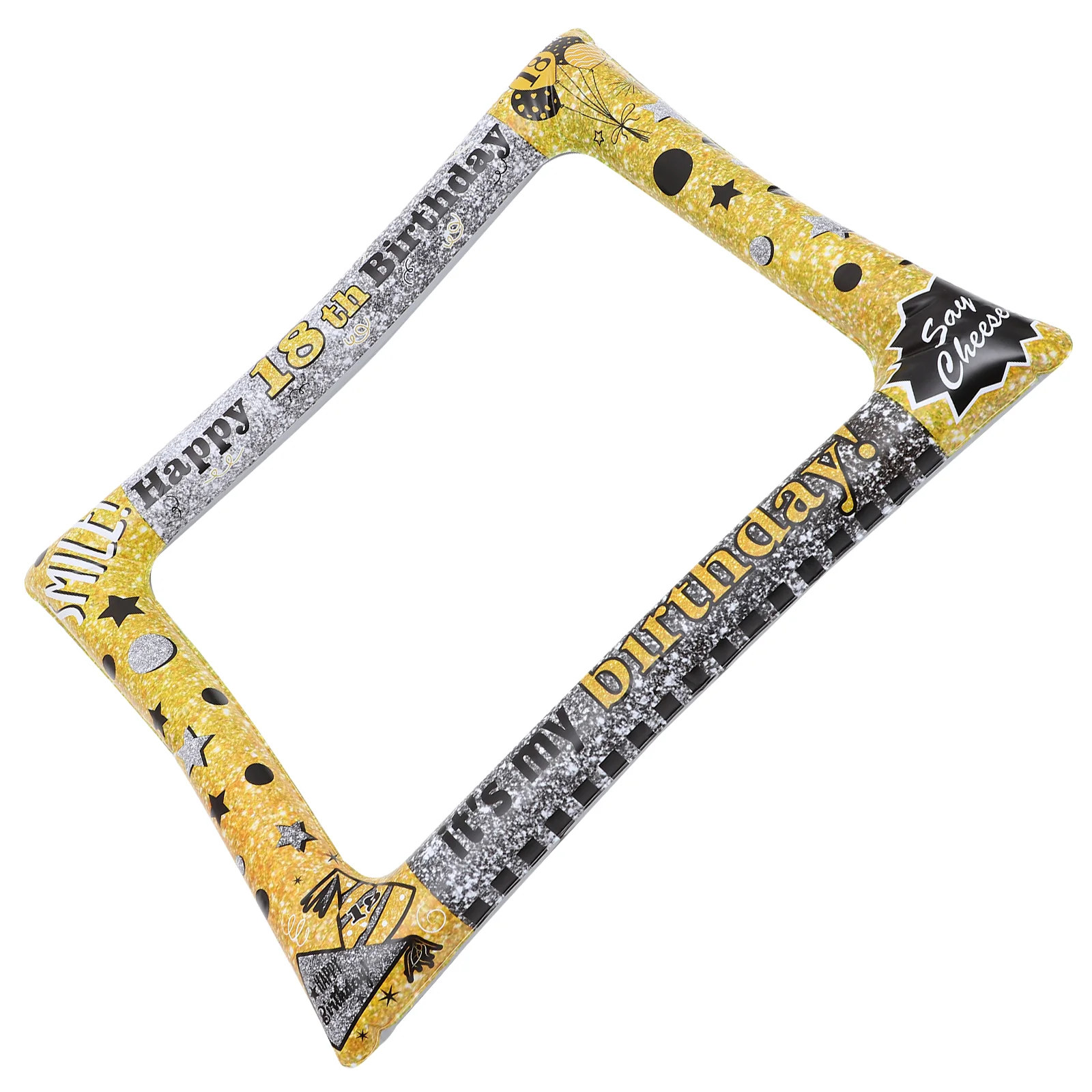 Inflatable Photo Frame Birthday Party Favor Photobooth Props Fun Selfie Frame Accessories Inflatable Picture Festive Party