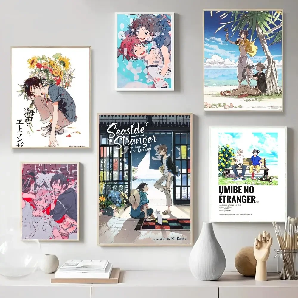 

Anime Seaside Stranger Poster Posters Kraft Paper Vintage Poster Wall Art Painting Study Aesthetic Art Small Size Wall Stickers