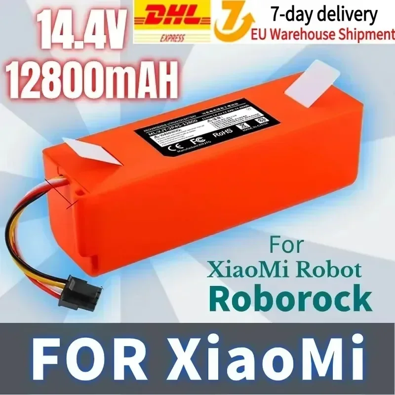 BRR-2P4S 14.4V 5200mAH 12800mAh Akumulator zamienny do robota sprzątającego Xiaomi Roborock S55 S60 S65 S50 S51 S5 MAX S6
