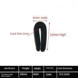 Black Rubber Edge Strip U Section - Anti - Oil Seal & Edge Shield, Multiple Length and Size Options - 10 Meter (1 x 10mm)