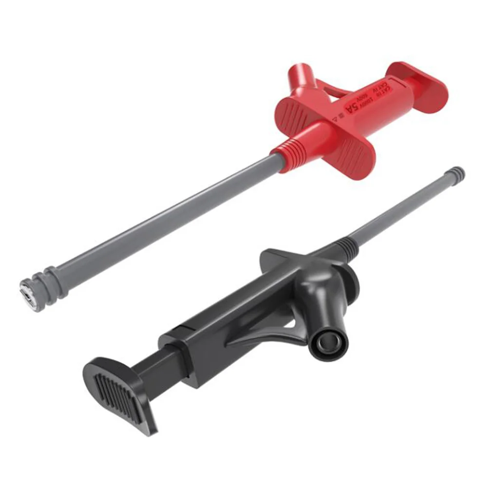 

1000V Test Hook Clip Multifunctional Quick Test Hook Clip Professional Insulated High Voltage Flexible Testing Probe Tester Tool