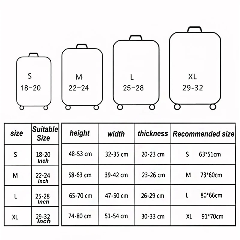 Football Design Luggage Protective Cover Travel Suitcase Cover Elastic Fashion Cases 18 to 32 Inches Travel Accessories