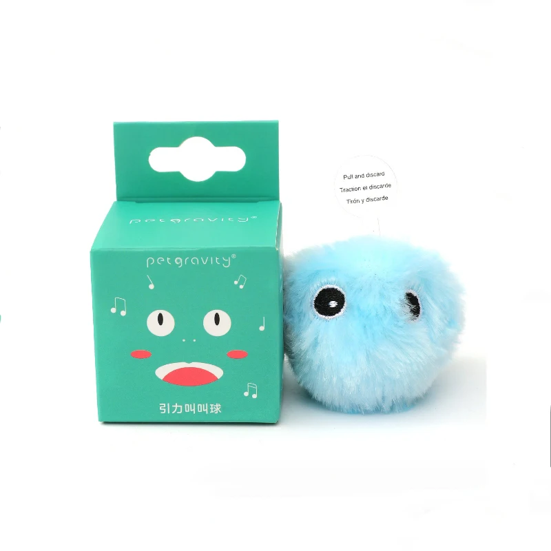 Balle électrique Interactive Pour Chat - 3 Modes De Jeu, Housse Amovible, Rechargeable USB