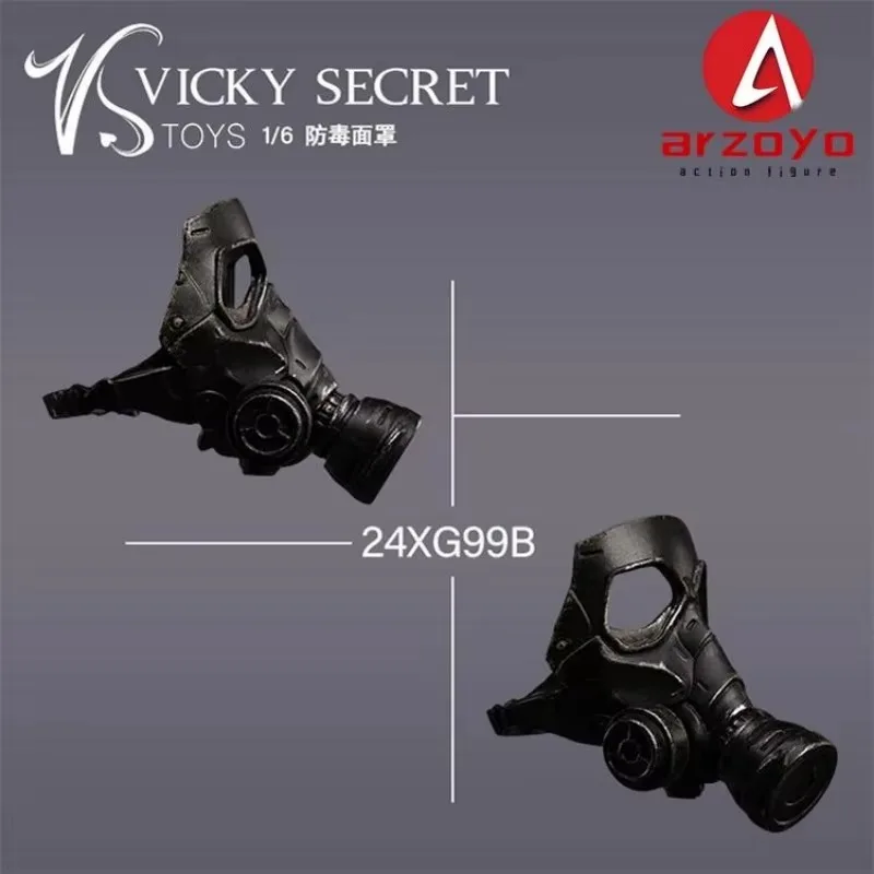 Vstoys-ガスマスクモデル兵士服アクセサリー、24x g99、1/6スケール