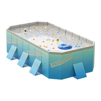 Piscine gonflable sans Installation, piscine de jeu d'eau, épaisse, résistante à l'usure, pliable, grande piscine extérieure 6