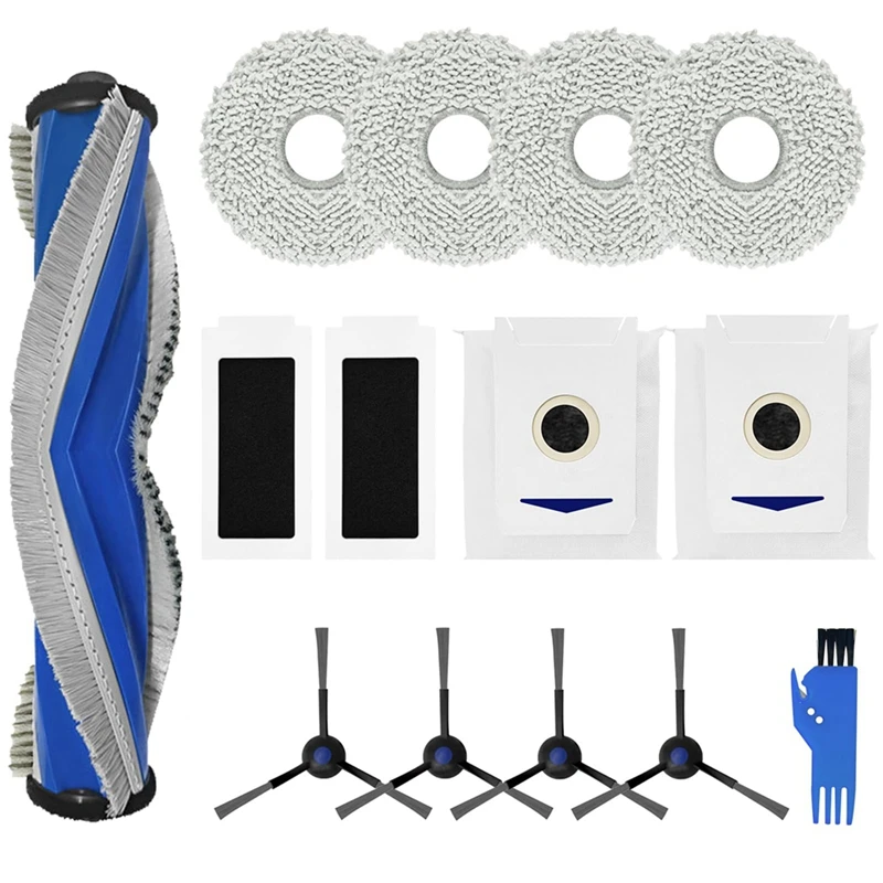 

Аксессуары Для ECOVACS DEEBOT T30 PRO Omni, основная боковая щетка, Hepa фильтр, пылесборники, тряпочка для швабры