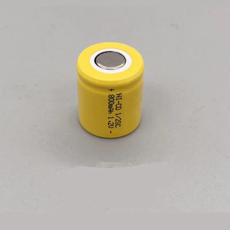 

Аккумуляторные батареи Ni-cd 2 шт./лот 1,2 в 1/2SC 800 мАч