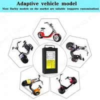 Batterie au lithium HaLei scooter d'origine 60V 12Ah 15Ah 18Ah 21Ah 24A avec BMS 30A pour moto à deux roues électrique, type de cellule A-D 6