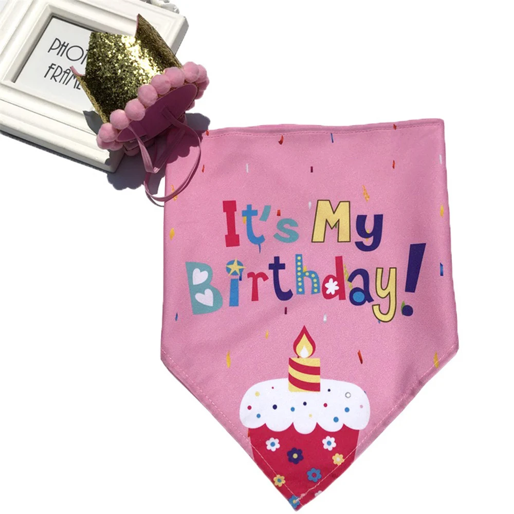 Title 9, Cute Pet Birthday Caps/Bibs Sequin Design Headw...