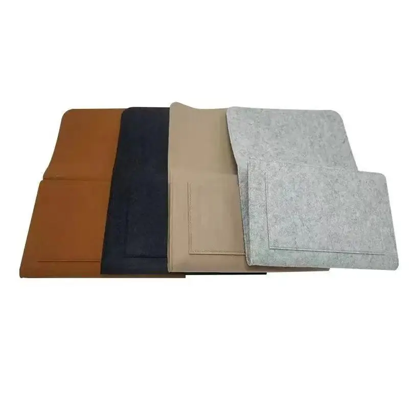 Storage Bag Felt Bedside Storage Bag Pouch Bed Desk Bag Sofa TV Remote Control Hanging Caddy Couch Storage Organizer Bed Holder Pockets