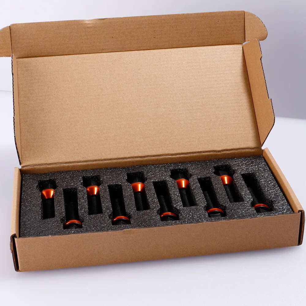 M14x1.5/M14x1.25 10 개/대 BMW Audi 범용 너트 스터드 나사 용 자동차 휠 러그 볼트 나사 12.9