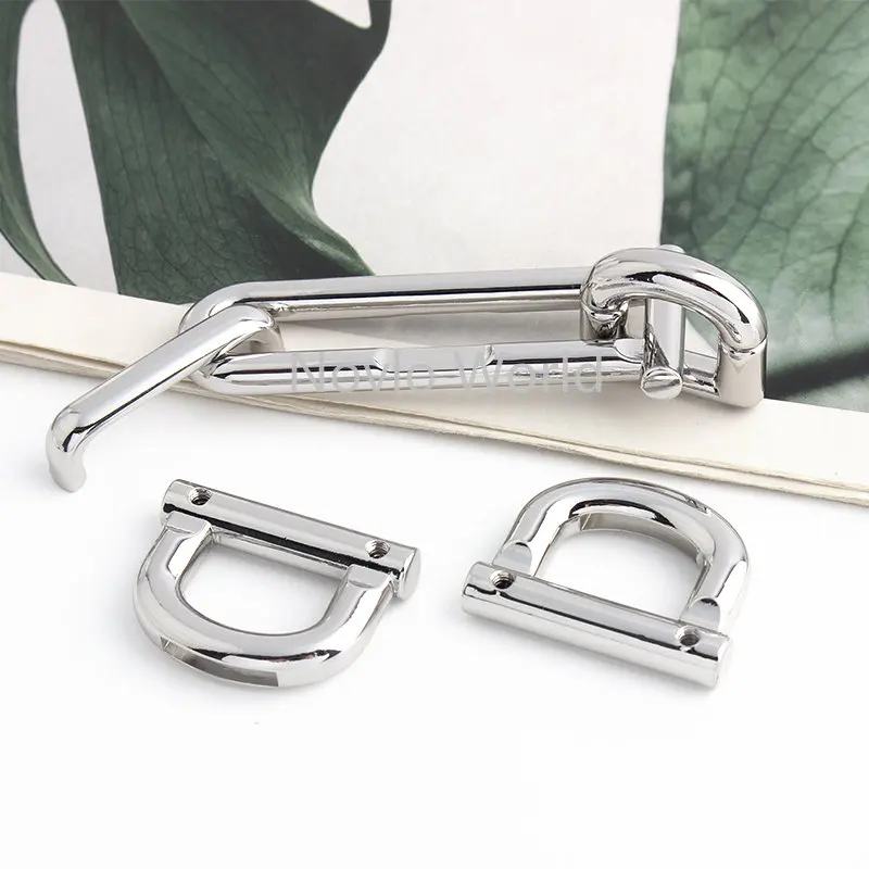 2-10Sets Metal Turn Twis Locks For Handbag Shoulder Purse Tote Magnetic Lock Belt Buckle Hardware Closure Clasp Bags Accessories