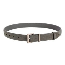 Elegant Suede Leather Women's Belt with Square Alloy Buckle - 100cm (GRAY)