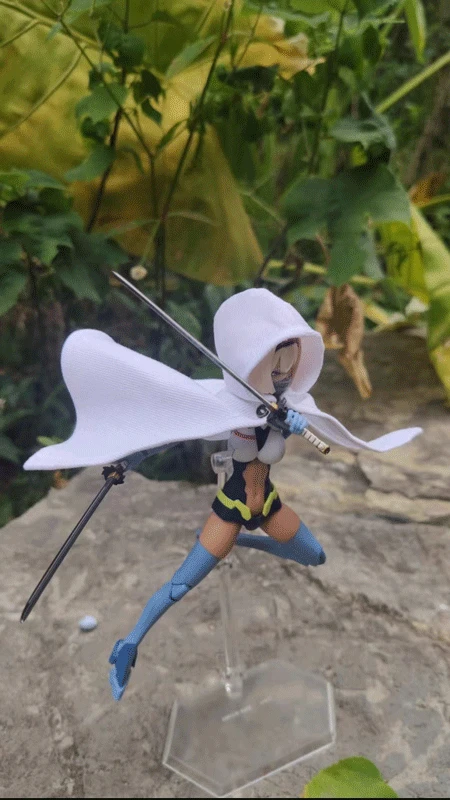 

Женская одежда на заказ 1: 12-я, белая накидка для фигуры figma 6 дюймов