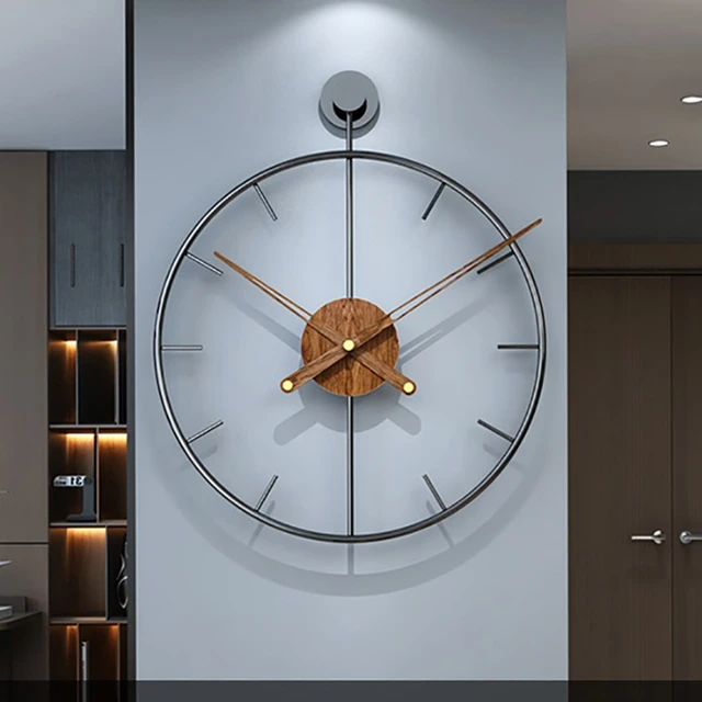  Reloj de pared para sala de estar, cocina, moderno