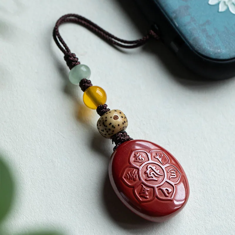 

Сырая руда, император, песчаник, Будда, искусственная подвеска, мужская и женская индивидуальность, креативное высокое содержание Cinnabar