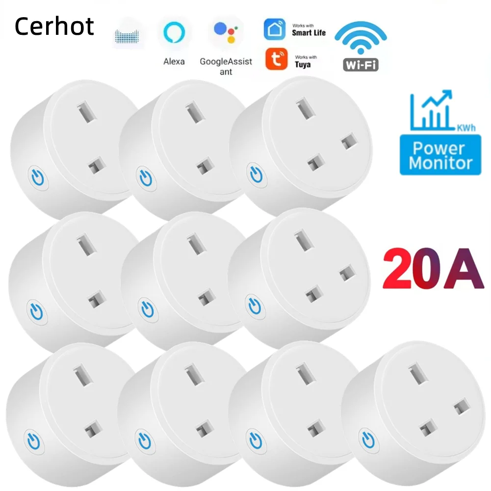 WiFi Funkschalter 30A 230V Tuya Lichtschalter Empfänger AB Fernbedienung F Alexa Tuya Temperatursensor Wifi