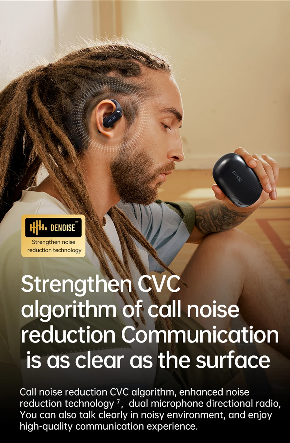 Sanag Z22S Pro Ear Hook True Wireless Earbuds description image 10