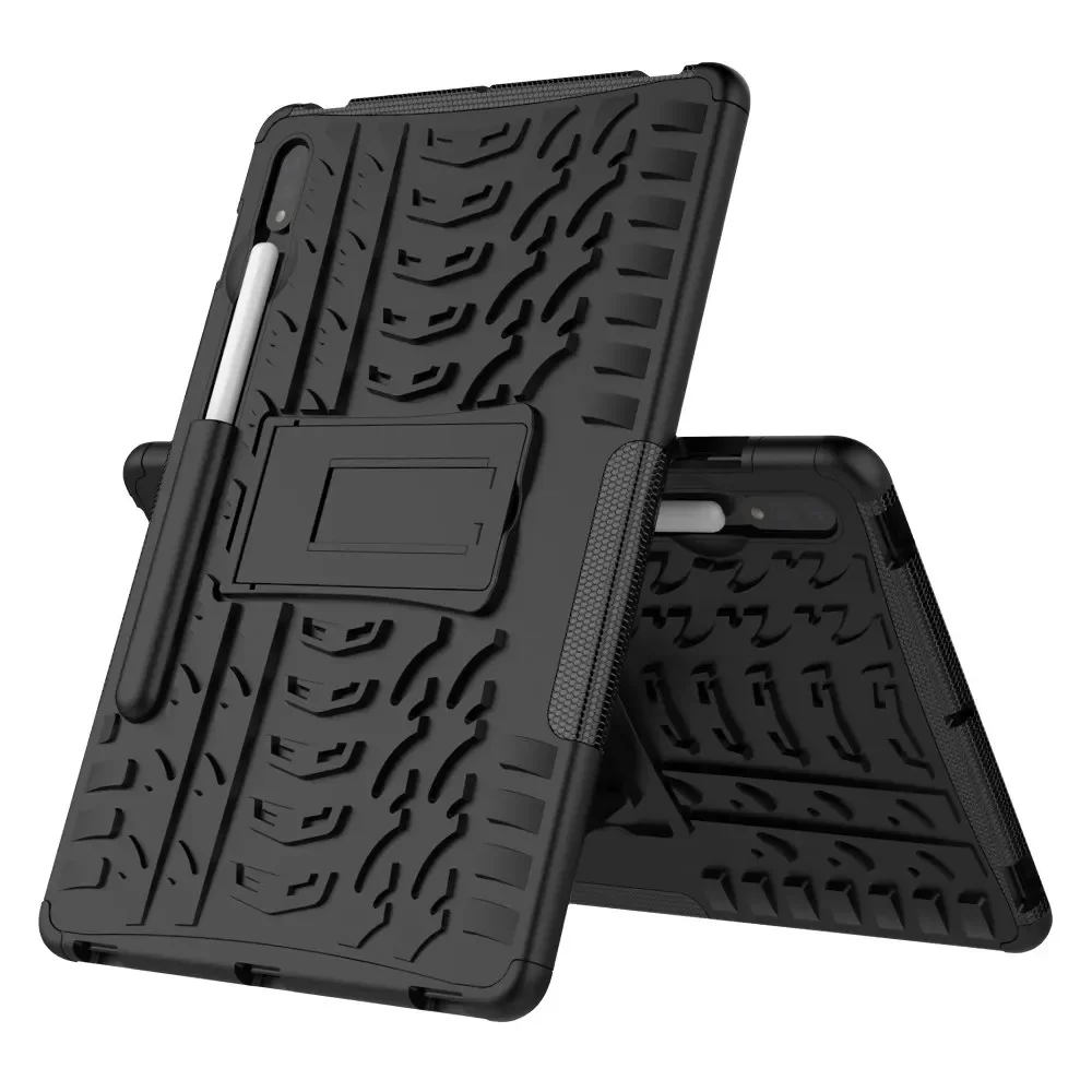 Durable TPU+PC Tablet Stand Armor Cover and Case