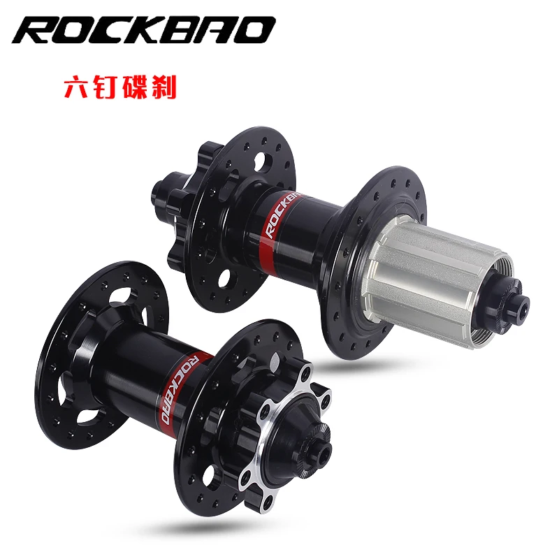 ROCKBAO-Mountain Bike Sealed Bicycle Hub, 32 Holes Bike Accessories, 4Bearing Disc Brake, 100x135mm, QR/TA, 100x142mm, 32 Holes