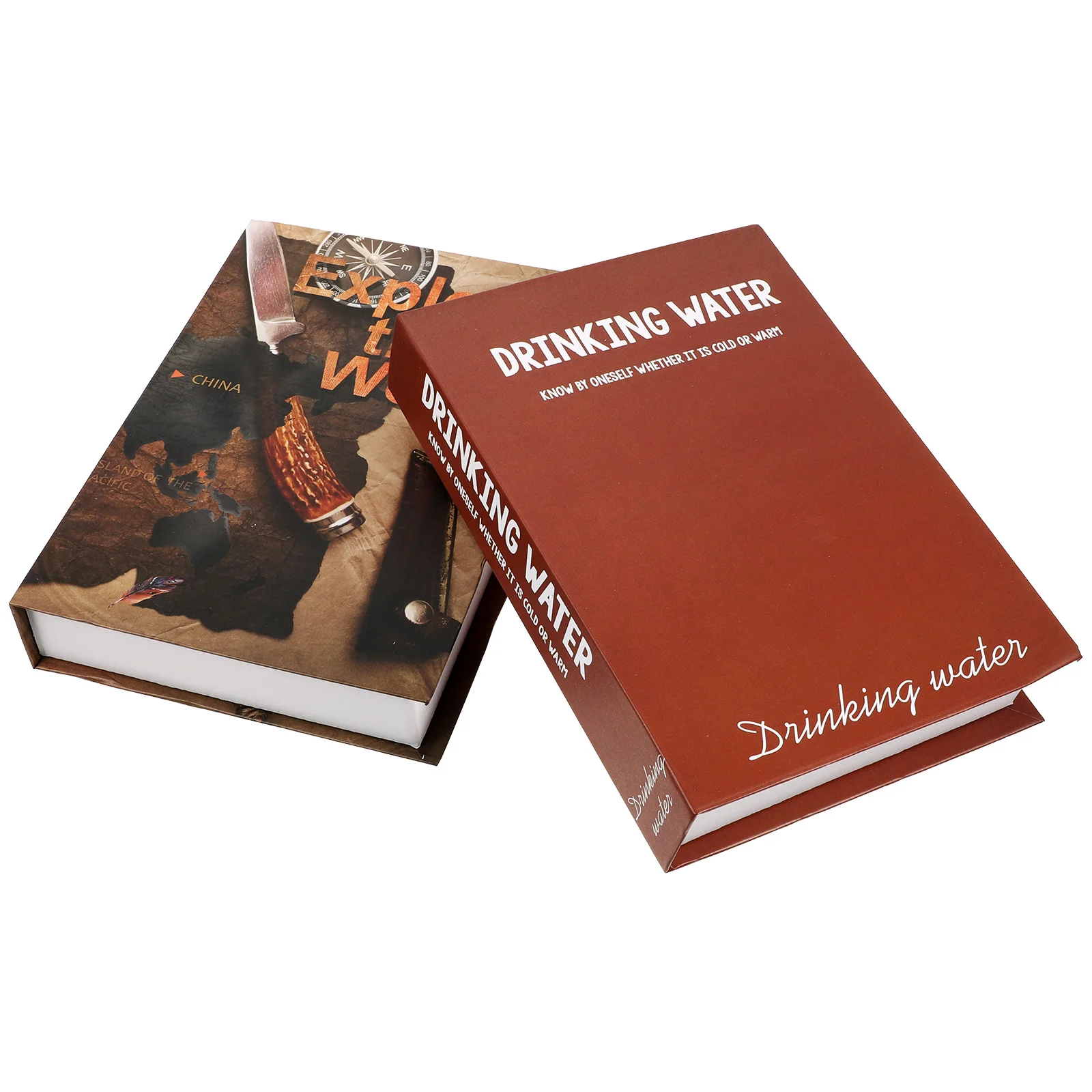 

2 Pcs Decor Book Models Medern Simple Decoration Photo Photography Props Simulation