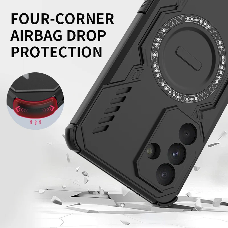 Lens Protection Heat Dissipation Case For OPPO A5 5G 4G Cover Magnetic Wireless Charging Shell Fundas Coque 3
