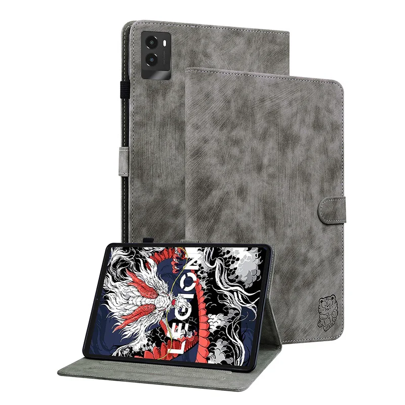 Luxury PU Leather Adjustable Stand Cover - Soft TPU Back Case