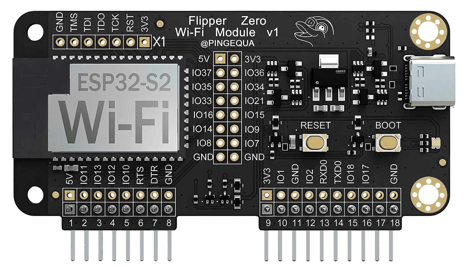 ตัวเลือกสินค้า แผงพัฒนา IoT ไร้สาย Flipper Zero Wi-Fi ESP32-S2