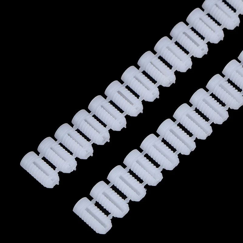60PC M4 plastic Expansion Pipe Flat Head Self-Tapping Screw Nylon Tube bolt