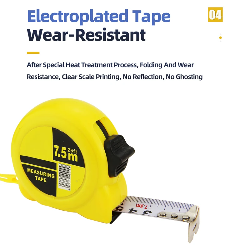 Tape Measure Stainless Steel Metric Metal Construction Carpentry Tool 2/3/5M