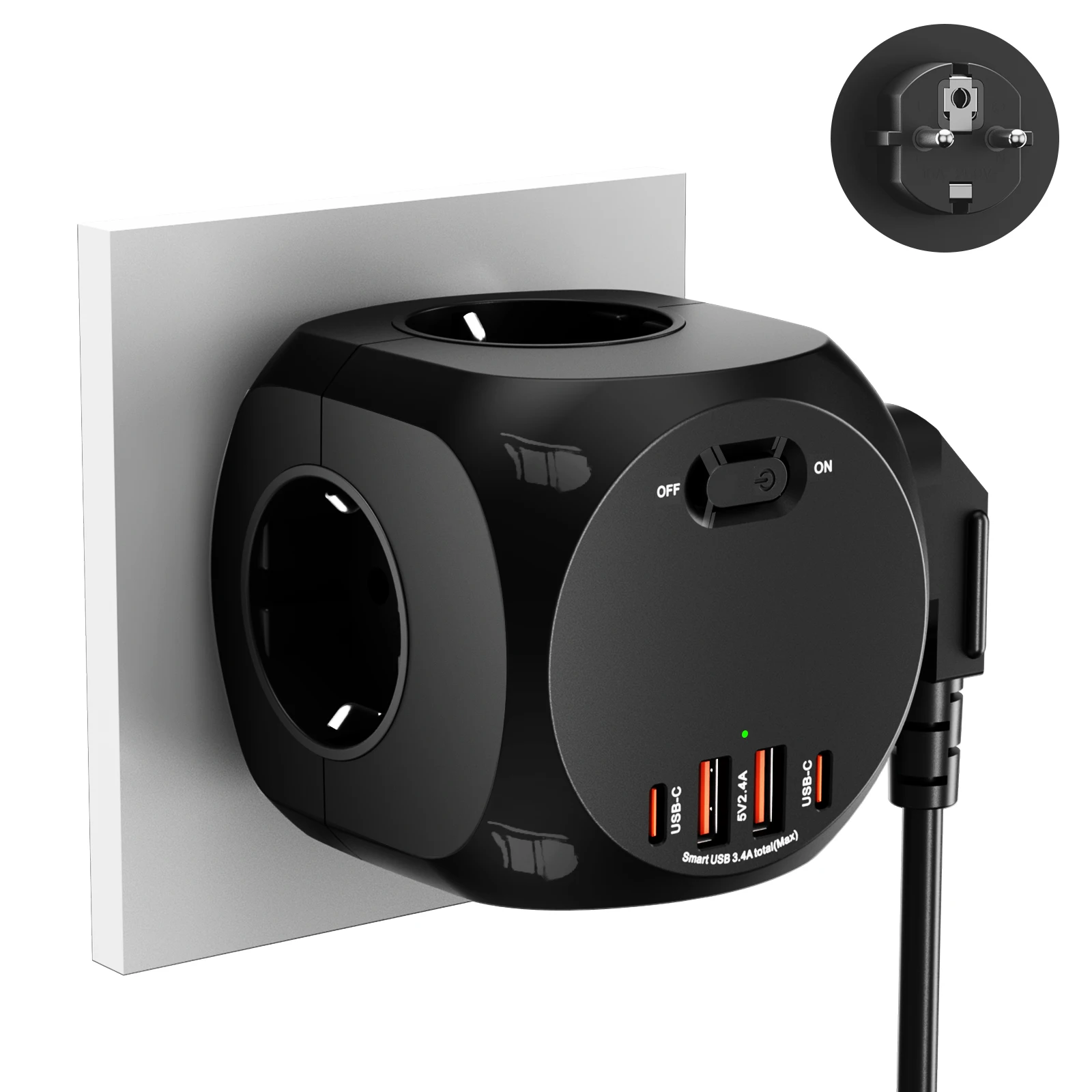 4000 واط الاتحاد الأوروبي التوصيل الأوروبي القياسي...