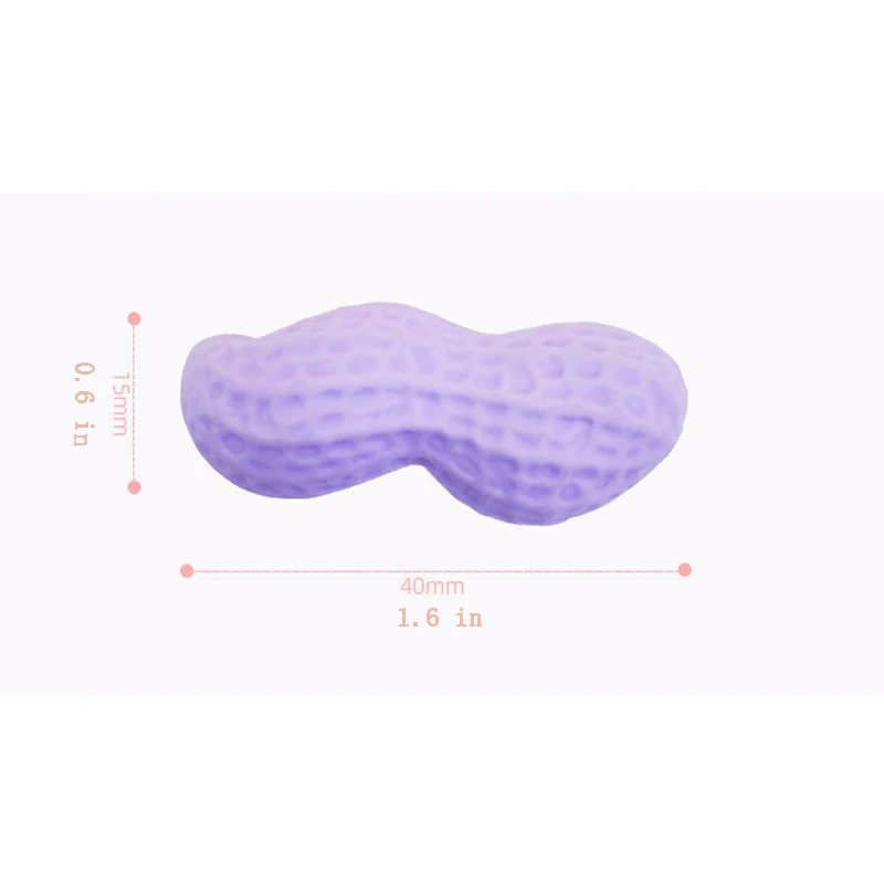 귀여운 다채로운 땅콩 모양 지우개, 고무 학생 상품, 학교 문구