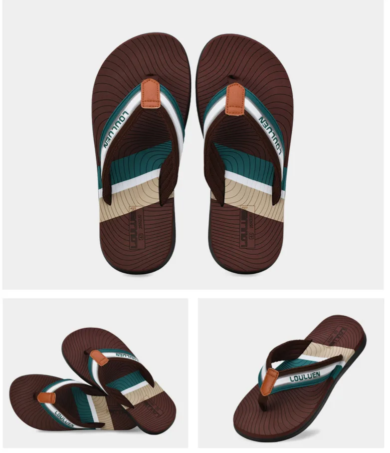 Nouveau type de tongs antidérapantes pour la plage, sandales d'extérieur à clipser pour hommes, pantoufles d'été à la mode_voghion.com