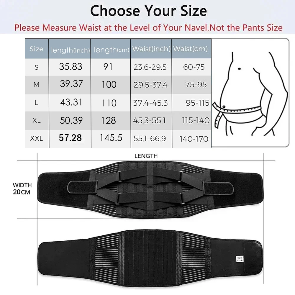 Fitness Waist Back Support Belts Adjustable Waist Protection Belt Breathable Anti-Skid Spine Lumbar Fat Burning Training Belts