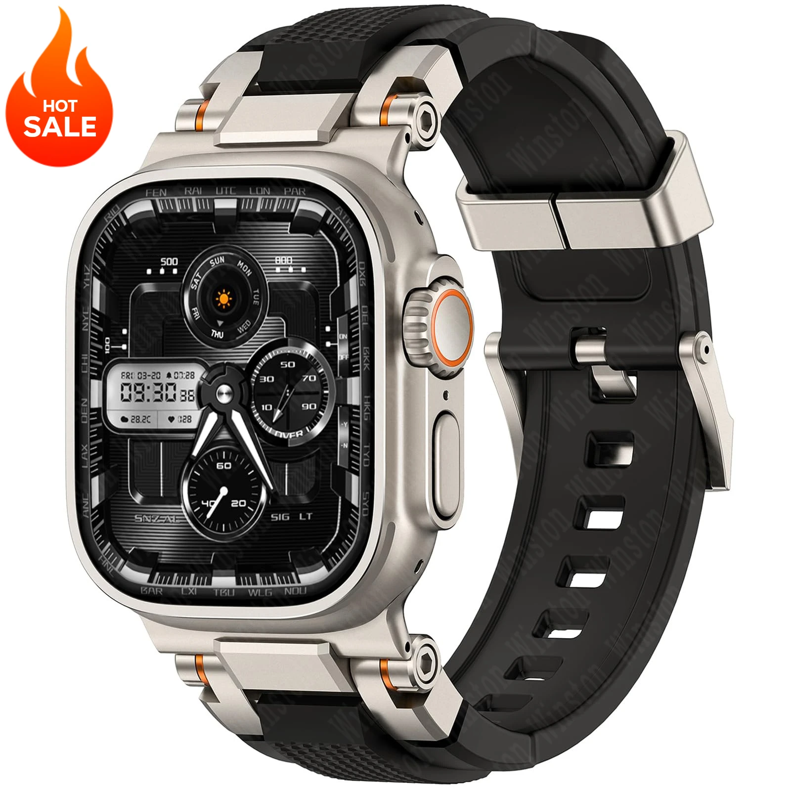 Men's Premium Silicone Sport Strap