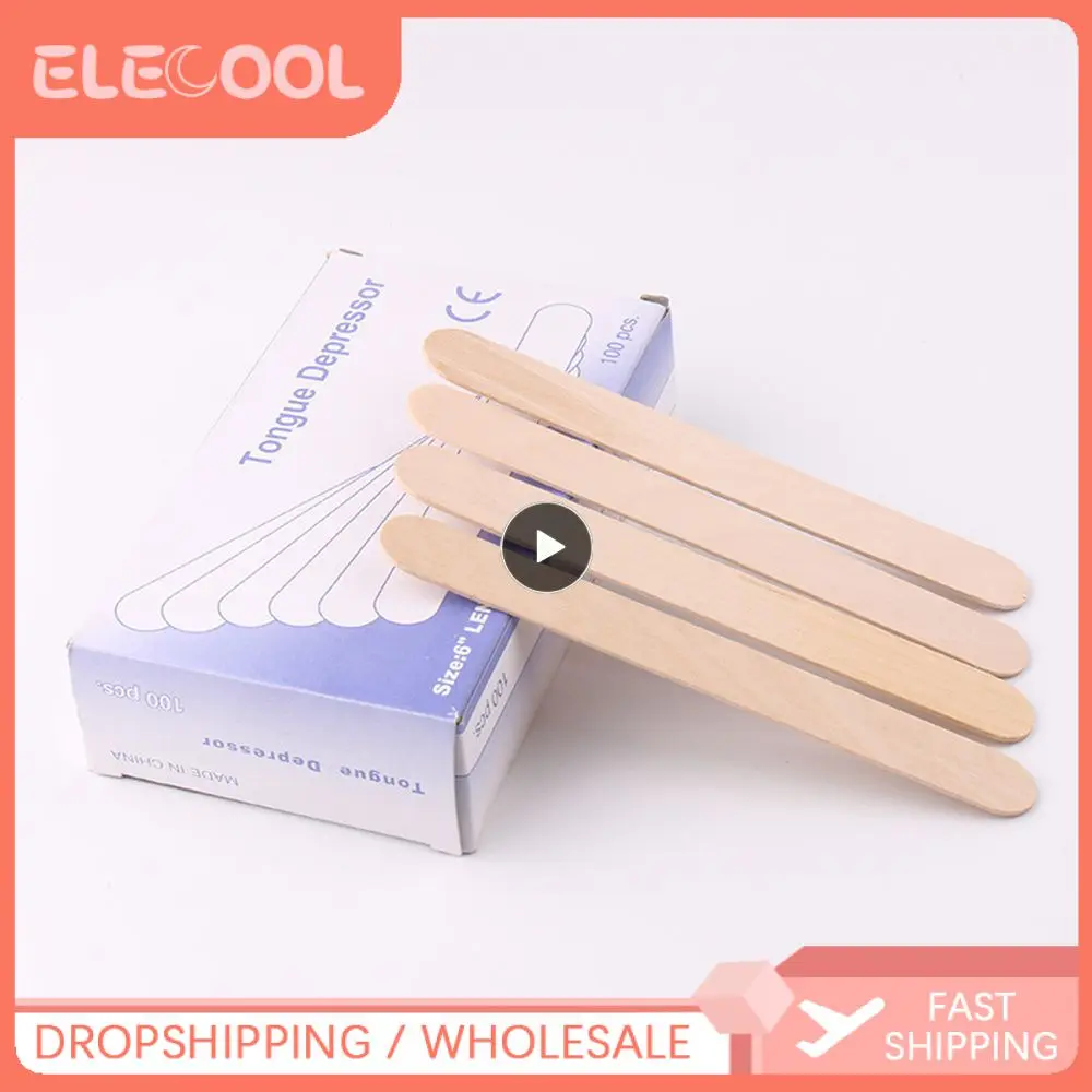 

Одноразовые Деревянные шпатели, палочки для удаления волос, аппликаторы, профессиональный инструмент для депрессора языка спа для лица
