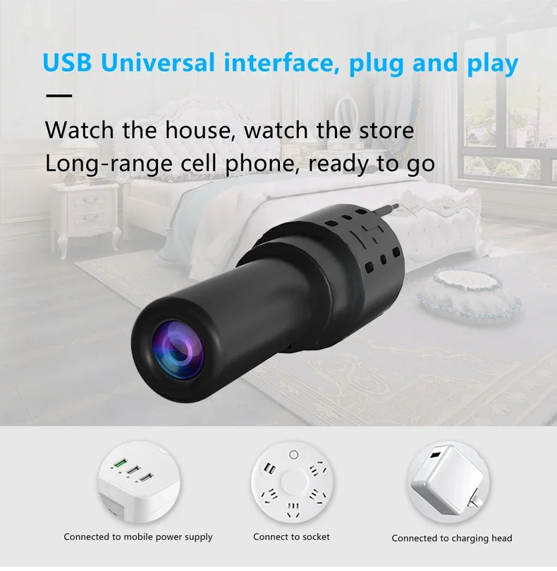 Fotocamera Hd 1080P Wifi Micro Videocamera Video Secret Audio Recorder Dvr Telecomando Sensore Di Movimento Cam Action Cam