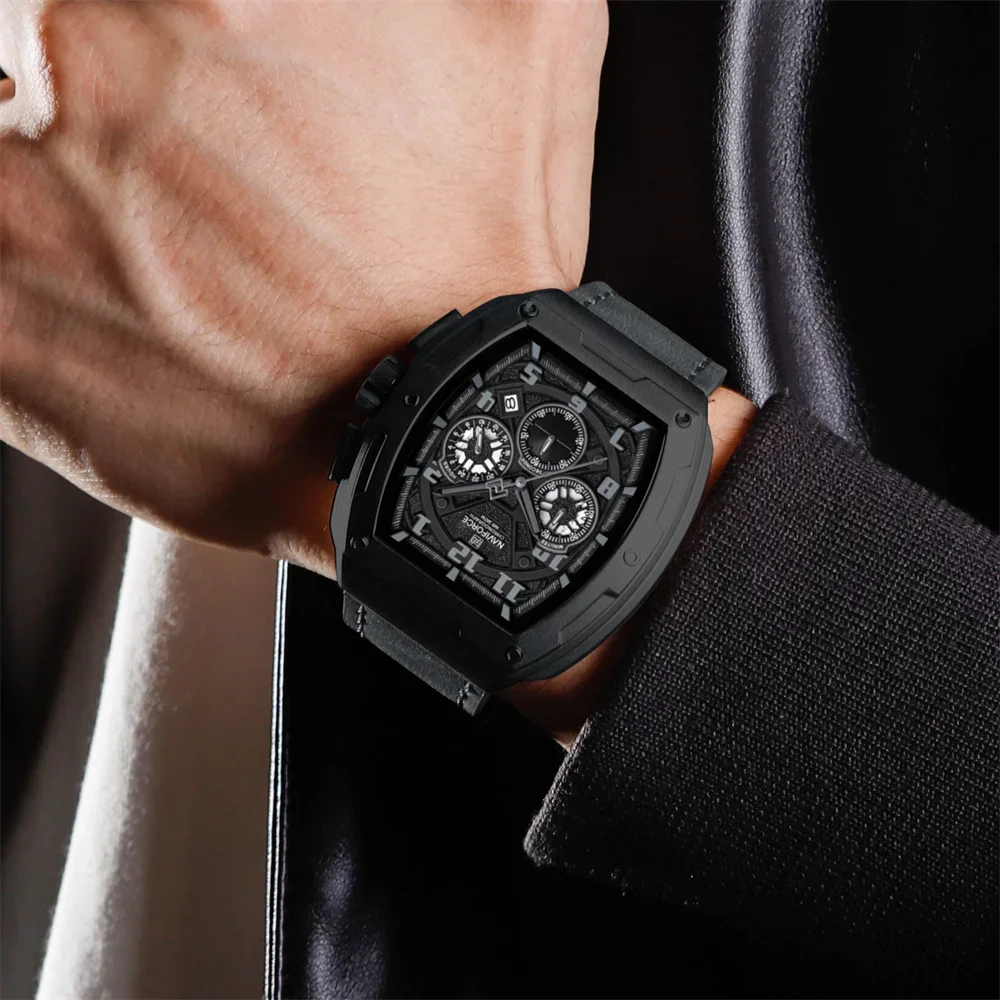 NAVIFORCE Men Watch Sport Top Brand Luxury Military Chronograph