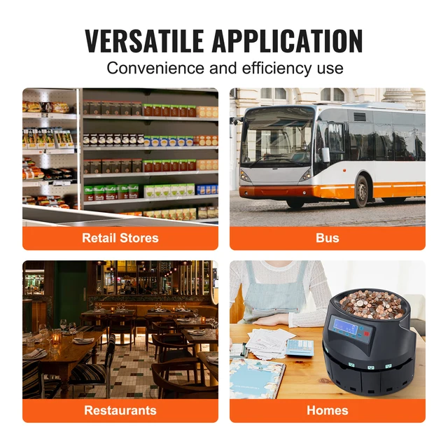 SucceBuy 230/300 Coins/Min USD Coin Sorter Counter Professional Electric Automatic Machine LED Display for School Shop Bank Home 6 SucceBuy 230/300 Coins/Min USD Coin Sorter Counter Professional Electric Automatic Machine LED Display for School Shop Bank Home 6