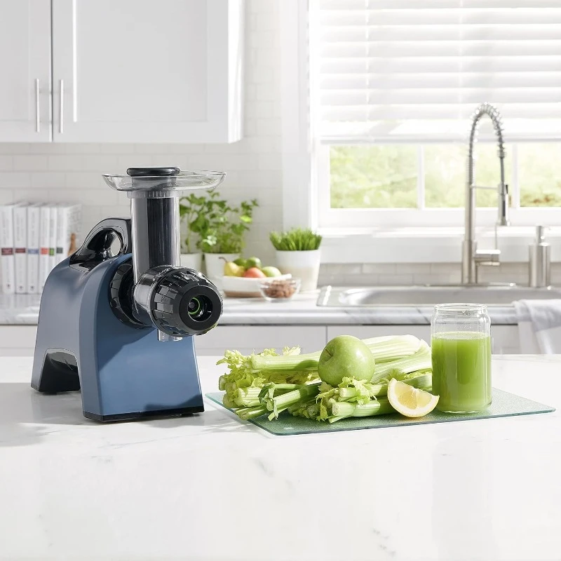 Celery Juicer and Nutrition System Masticating Juicer, Cold Press Juicer Machine for Celery with Adjustable Dial, 200-Watt