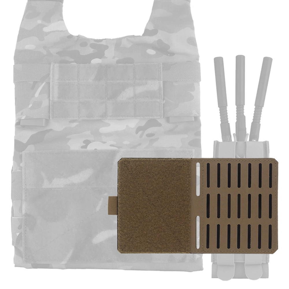MOLLE Drop Hanger Double-Sided MOLLE System Hanging Plate Radio Holster Pack for Plate Carrier Chest Rig Airsoft side cummerbund