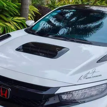 Car Air Duct Bonnet Accessories Tuning Hood Flow Intake Vent Scoop Decorative Benz Conditioners 4x4 Cell Ornament Grid for Chevy 1