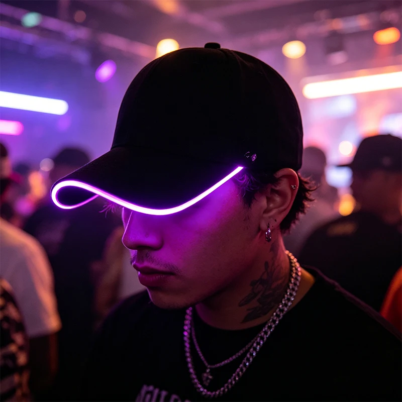 Luminous LED Light Up Baseball Cap 3