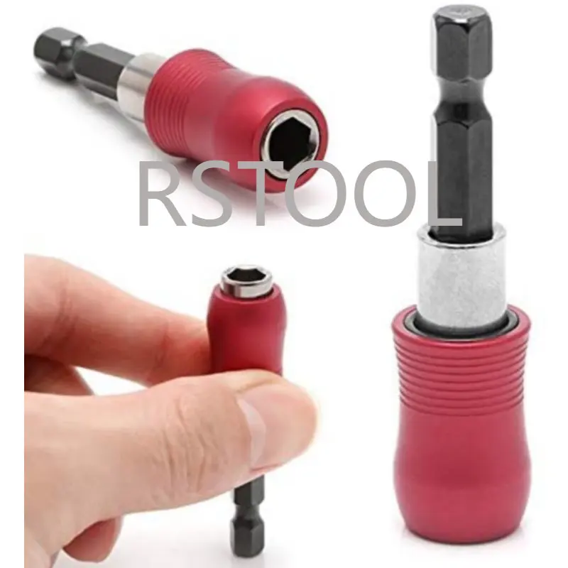 60mm 1/4 Inch Hex Shank Quick Release Screwdriver Bit Holder Extension Bar