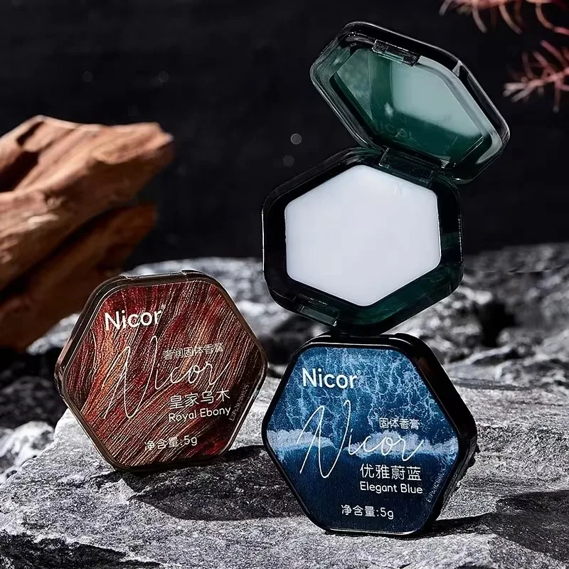 5g Portable Solid Balm Pheromone Perfume Temptation Flirting Charming Attraction Men's Solid Balm Perfume Long Lasting Aroma