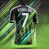 2024/25 Latest Hot Selling Ronaldo 3D Printed Shirt T-shirt for Daily Outdoor Games and Training Football Suit 3