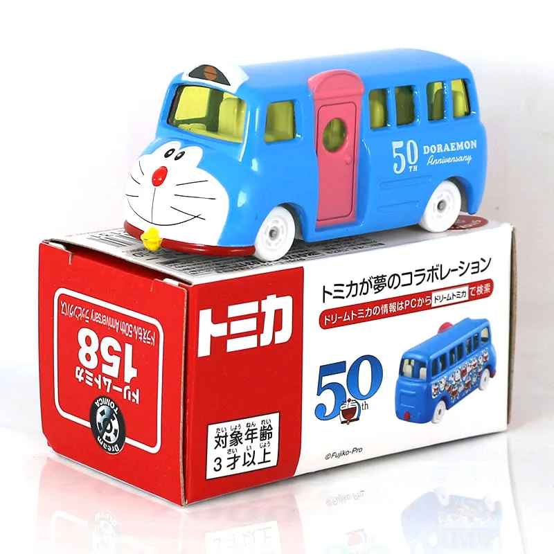 

Takara Tomy Children's Cartoon Character Robot Cat Bus 50th Anniversary Alloy Automobile Transportation Model Toy Car