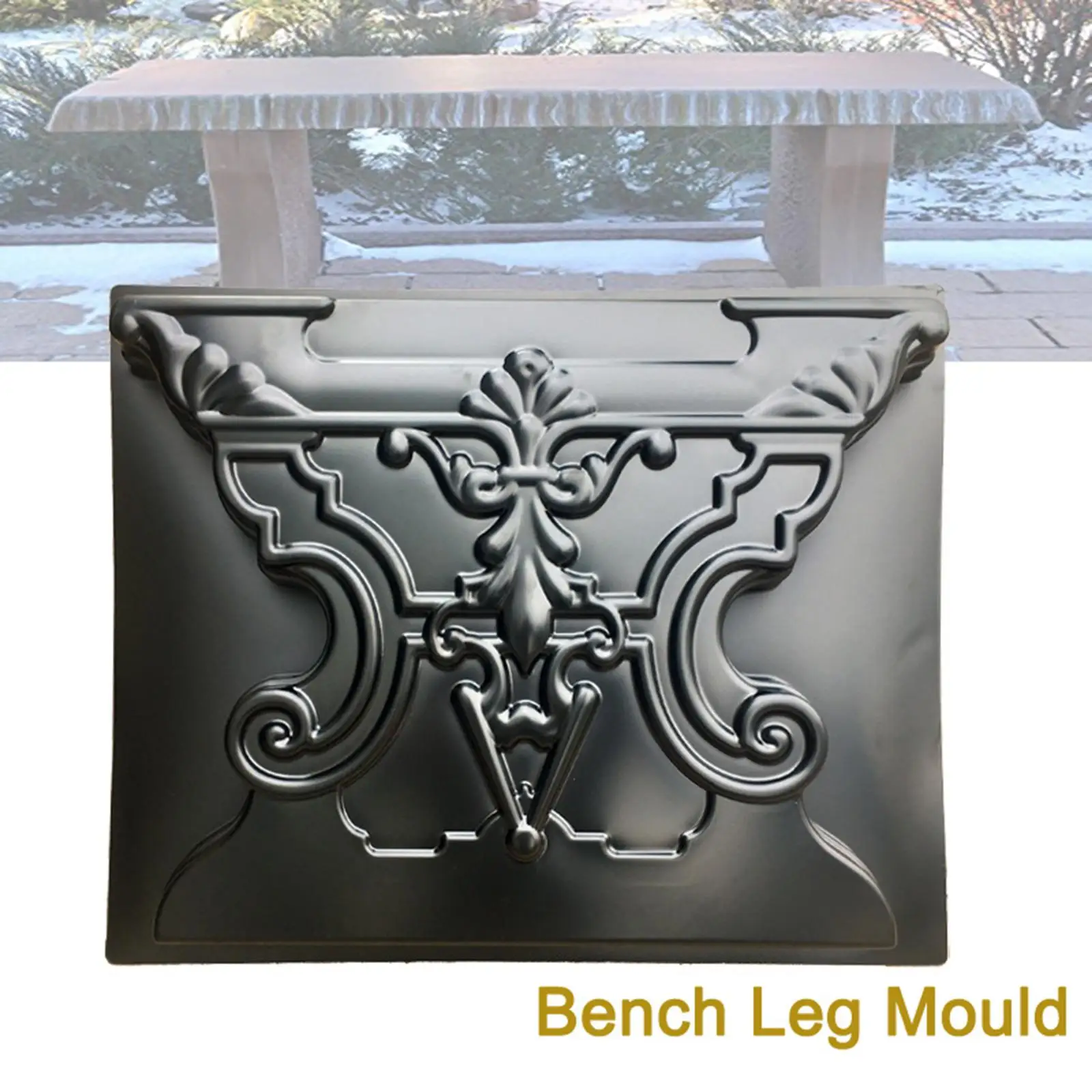 Bench Leg Mold Path Maker Mold Plastic DIY Lawn Driveway Walk Road Decor