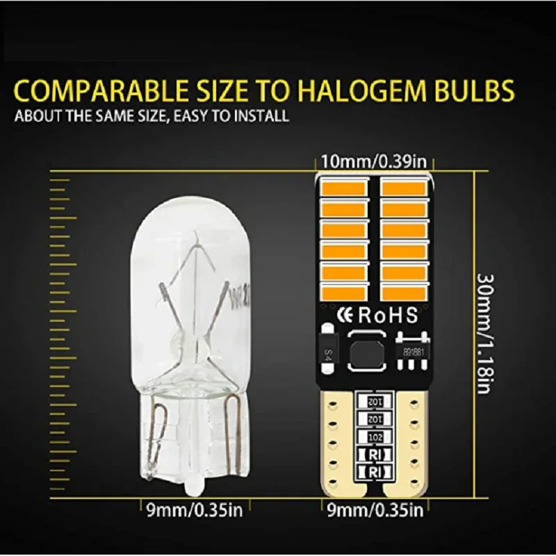 LED Car Interior Light 12V White